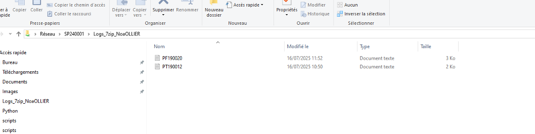 Dossier de Logs centralisé